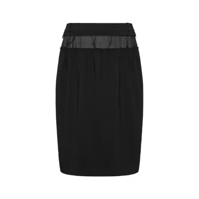 Maison Margiela Anonymity Of The Lining Skirt Woman Black In Black