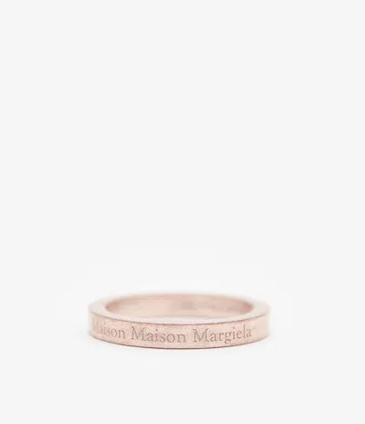 Maison Margiela Logo Ring Unisex Rose Gold