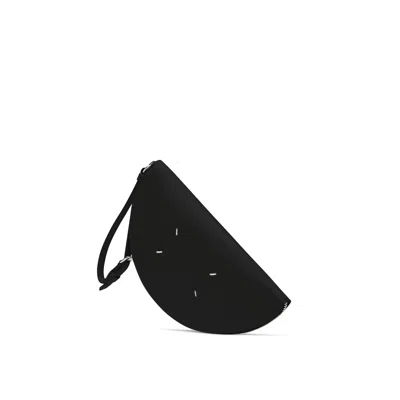 Maison Margiela Leather Pouch Unisex Black