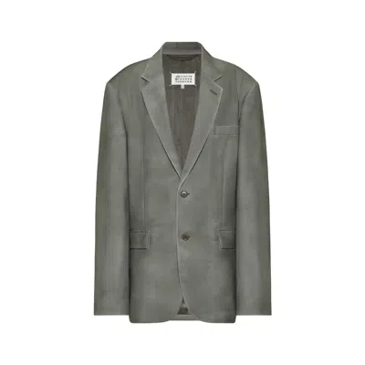 Maison Margiela Mohair Wool Blazer Woman Grey