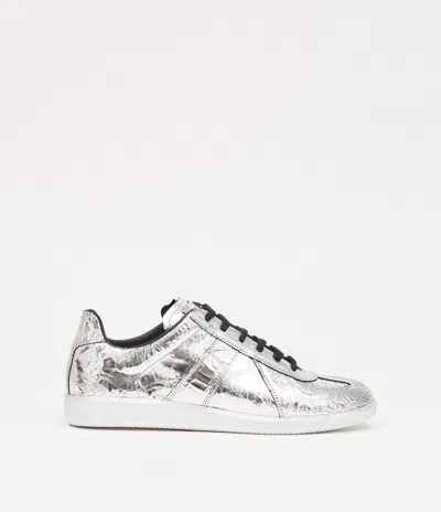 Maison Margiela Replica Broken Mirror Sneakers Man Silver