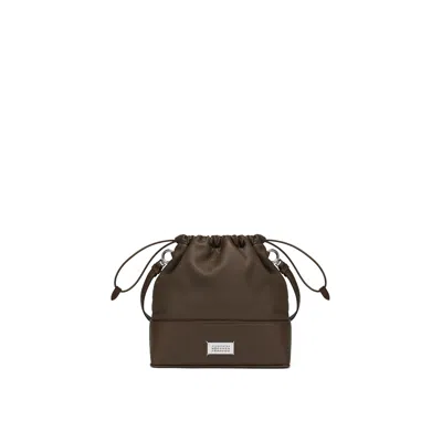 Maison Margiela 5ac Daily Drawstring Backpack Small Unisex Brown