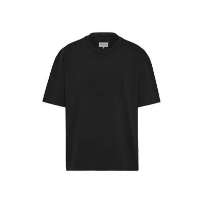 Maison Margiela Dark Grey Cotton T-shirt In Animal Print