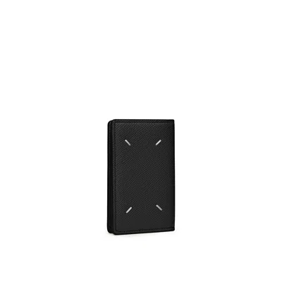 Maison Margiela Leather Card Case Unisex Black
