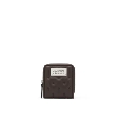 Maison Margiela Glam Slam Embroidered Wallet Unisex Grey