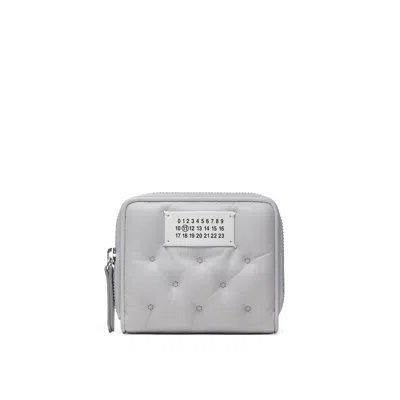 Maison Margiela Glam Slam Embroidered Wallet Unisex Glacial