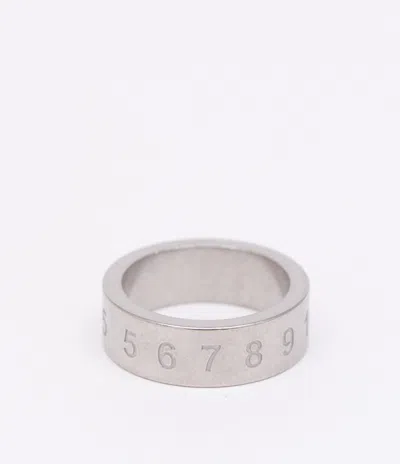 Maison Margiela Numerical Ring Unisex Silver