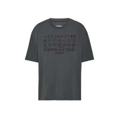 Maison Margiela Topstitched Logo Oversized T-shirt