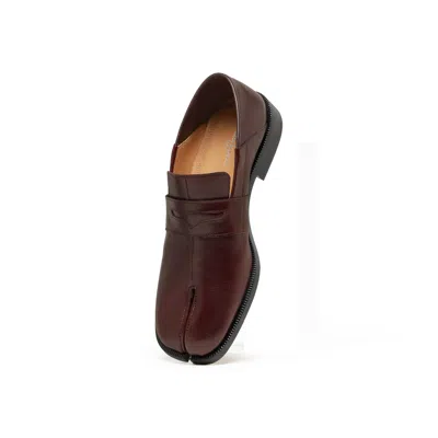 Maison Margiela Tabi Split-toe Collapsible-heel Leather Loafers