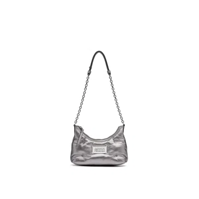 Maison Margiela Glam Slam Hobo Micro Unisex Metallic Grey
