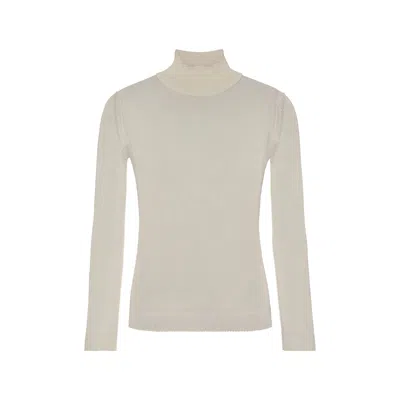 Maison Margiela Silk Top Woman White In Green