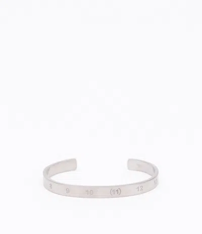 Maison Margiela Numerical Cuff Unisex Silver