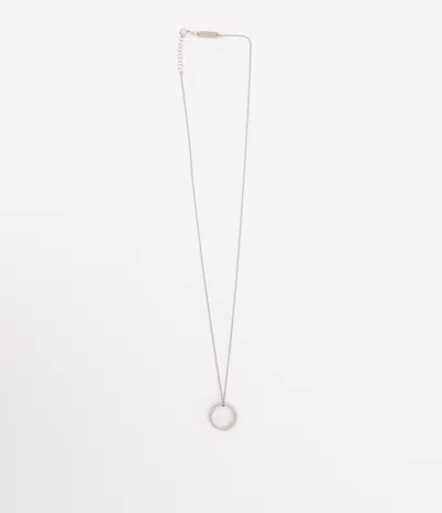 Maison Margiela Numerical Ring Necklace Unisex Silver