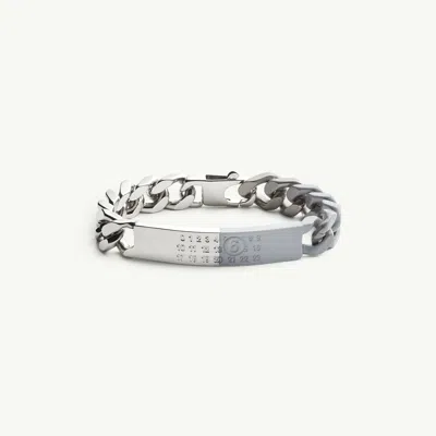 Mm6 Maison Margiela Chain Bracelet In Metallic