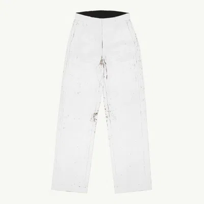 Mm6 Maison Margiela Painted Tailored Trousers In Multi