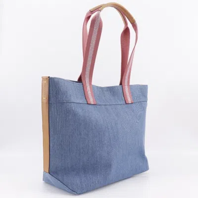 Pre-owned Coach Blue Denim Tote Bag ()