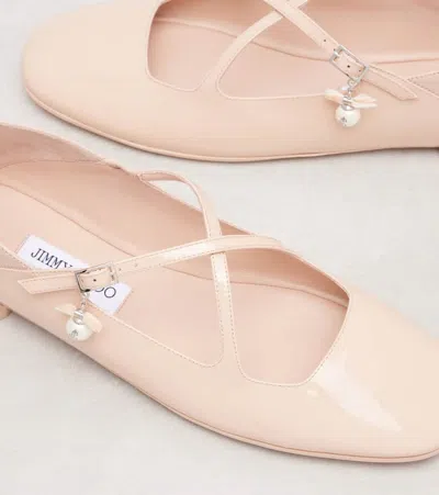 Jimmy Choo Eleri Patent Leather Ballet Flats