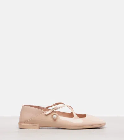 Jimmy Choo Eleri Patent Leather Ballet Flats