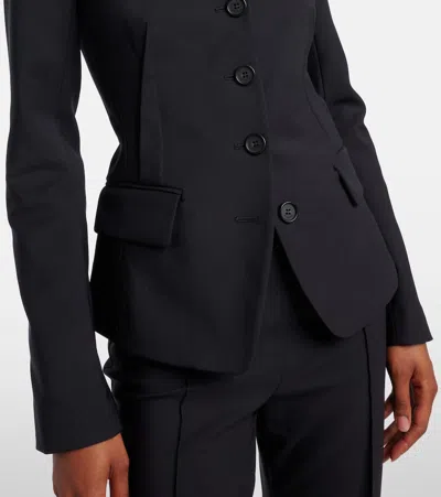 Simkhai Marlowe Crêpe Blazer In Black