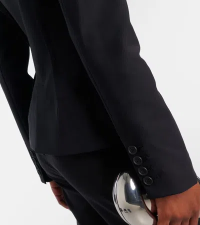 Simkhai Marlowe Crêpe Blazer In Black