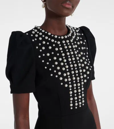 Rebecca Vallance Pearly Embellished Minidress