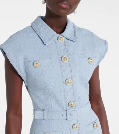 Rebecca Vallance Jonie Belted Pleated Minidress