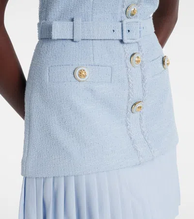 Rebecca Vallance Jonie Belted Pleated Minidress