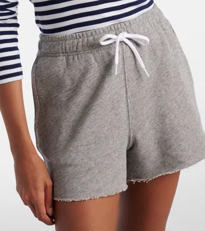 Polo Ralph Lauren Lightweight Fleece Drawstring Short In Gray