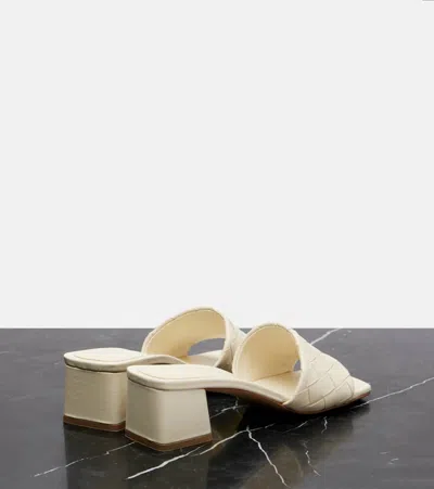 Bottega Veneta Parco 45 Intrecciato Leather Mules