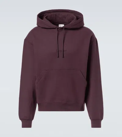 Saint Laurent Logo-embroidered Cotton-jersey Hoodie