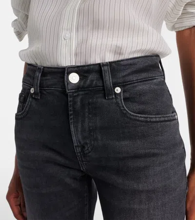7 For All Mankind Calie Straight Cropped Mid-rise Straight Jeans