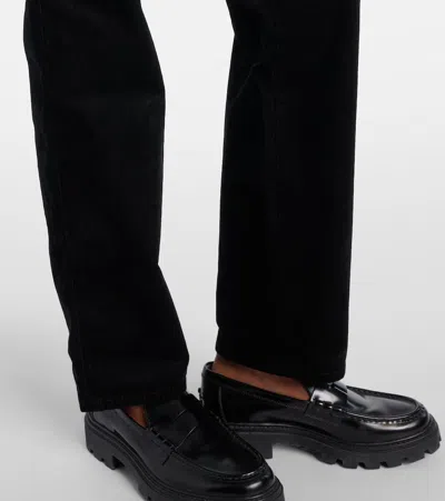 7 For All Mankind Calie Straight Corduroy Flared Jeans