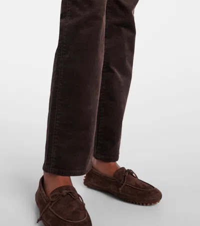 7 For All Mankind Calie Straight Mid-rise Flared Jeans In Black