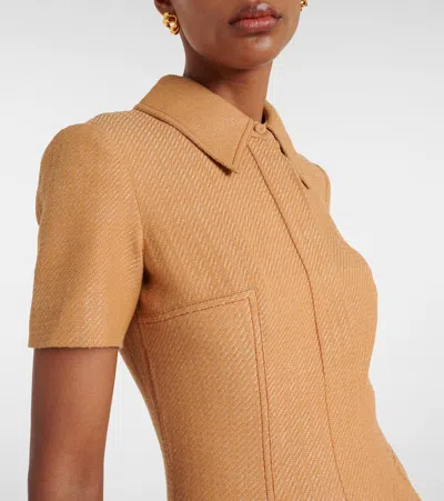 Emilia Wickstead Jody Cotton And Linen Blend Dress