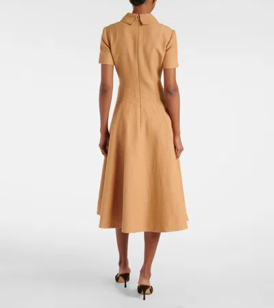 Emilia Wickstead Jody Cotton And Linen Blend Dress