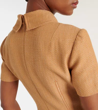 Emilia Wickstead Jody Cotton And Linen Blend Dress