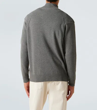 C.p. Company Wool-blend Jacket In Gray