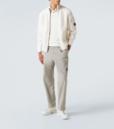 C.p. Company Wool-blend Jacket In Neutral