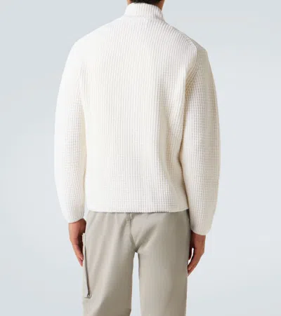 C.p. Company Wool-blend Jacket In Neutral
