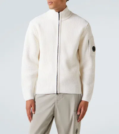 C.p. Company Wool-blend Jacket In Neutral