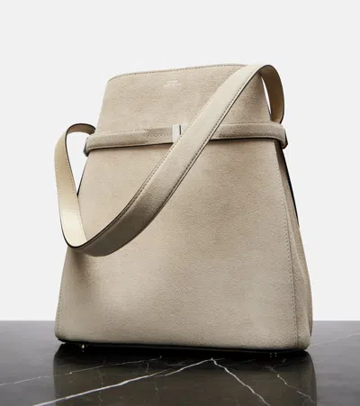 Totême Day Medium Suede Tote Bag