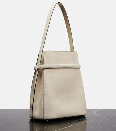 Totême Day Medium Suede Tote Bag