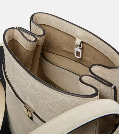 Totême Day Medium Suede Tote Bag