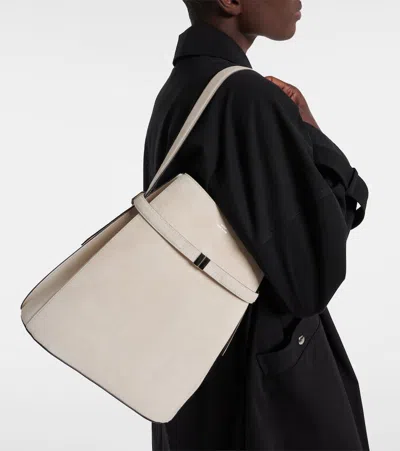 Totême Day Medium Suede Tote Bag