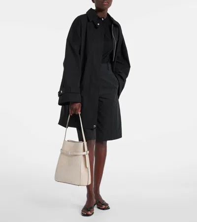 Totême Day Medium Suede Tote Bag