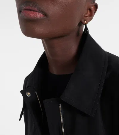Totême Toteme Onyx Drop Earrings