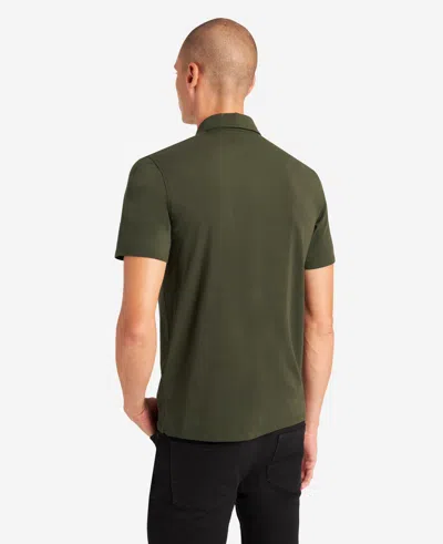 Kenneth Cole Performance Button Polo