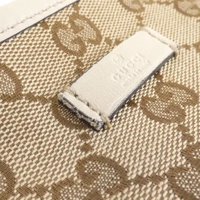 Pre-owned Gucci Gg Canvas Beige Ivory Gg Canvas Shoulder Bag ()