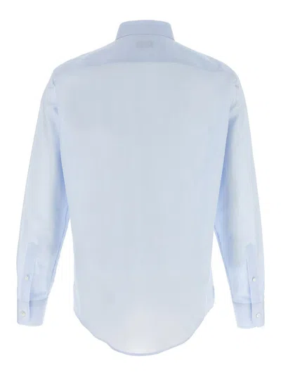 Zegna Linen Blend Shirt With Three-button Front