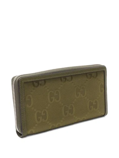 Pre-owned Gucci 2010s Off The Grid Gg Canvas Wallet In Green